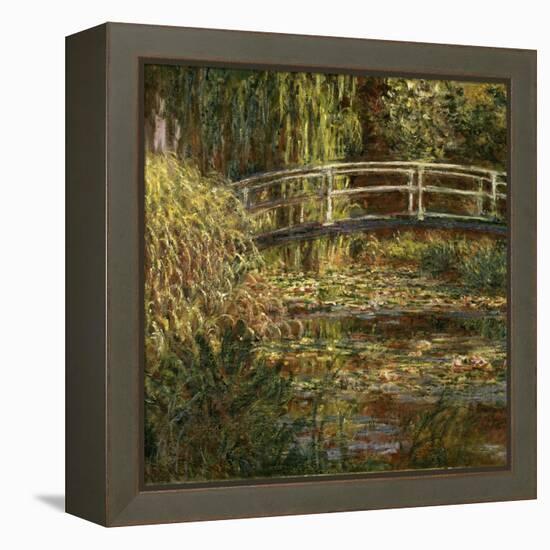 Le Bassin Aux Nympheas: Harmonie Rose-Claude Monet-Framed Premier Image Canvas