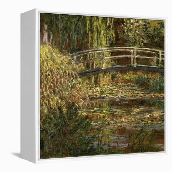 Le Bassin Aux Nympheas: Harmonie Rose-Claude Monet-Framed Premier Image Canvas