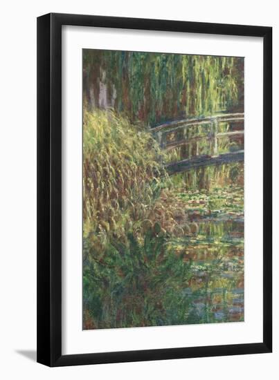 Le Bassin aux nymphéas : harmonie rose-Claude Monet-Framed Giclee Print