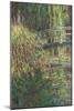 Le Bassin aux nymphéas : harmonie rose-Claude Monet-Mounted Giclee Print