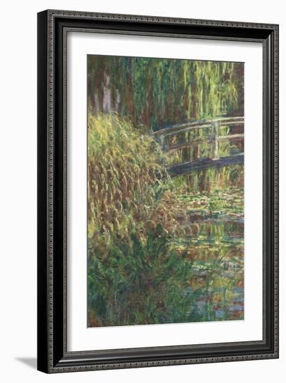 Le Bassin aux nymphéas : harmonie rose-Claude Monet-Framed Giclee Print