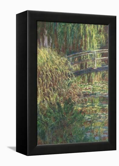 Le Bassin aux nymphéas : harmonie rose-Claude Monet-Framed Premier Image Canvas