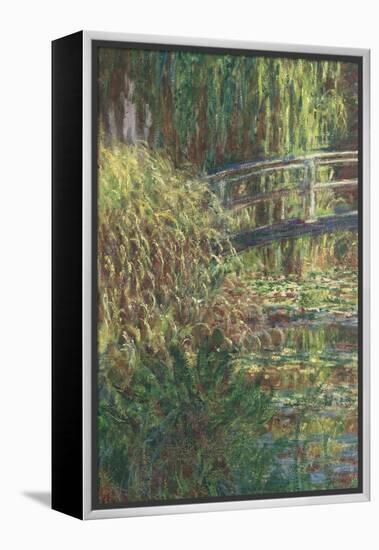 Le Bassin aux nymphéas : harmonie rose-Claude Monet-Framed Premier Image Canvas