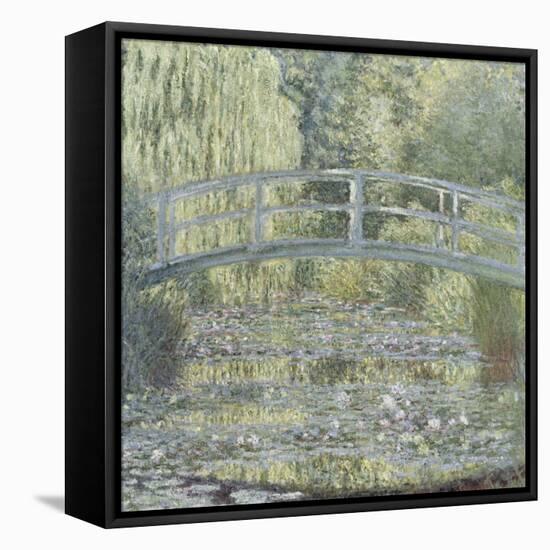 Le Bassin aux nymphéas : harmonie verte-Claude Monet-Framed Premier Image Canvas