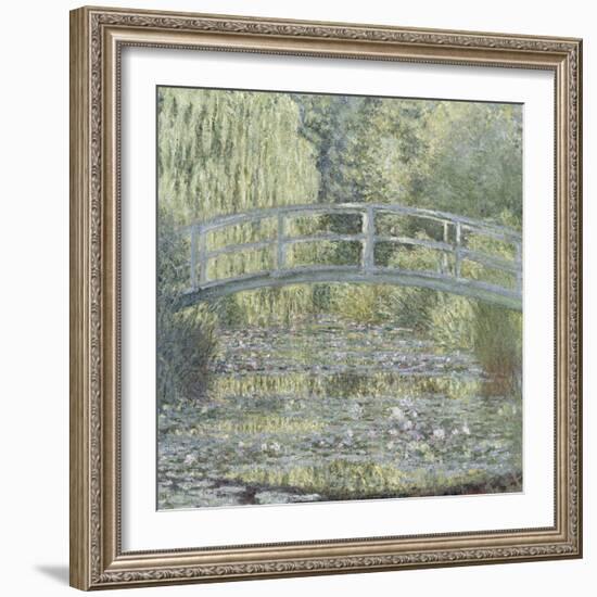 Le Bassin aux nymphéas : harmonie verte-Claude Monet-Framed Giclee Print