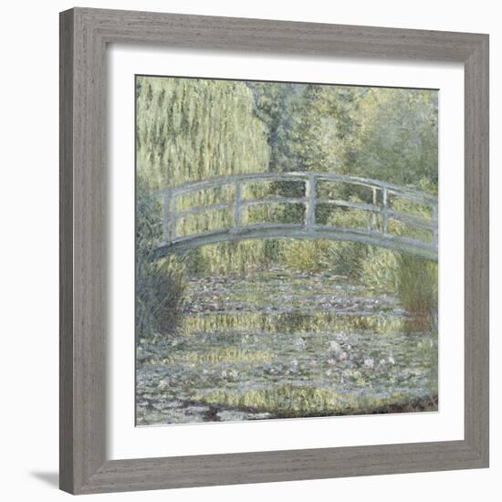 Le Bassin aux nymphéas : harmonie verte-Claude Monet-Framed Giclee Print