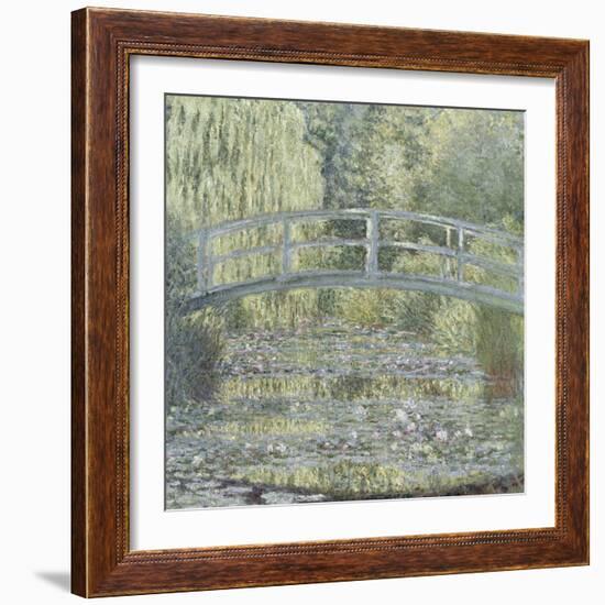 Le Bassin aux nymphéas : harmonie verte-Claude Monet-Framed Giclee Print