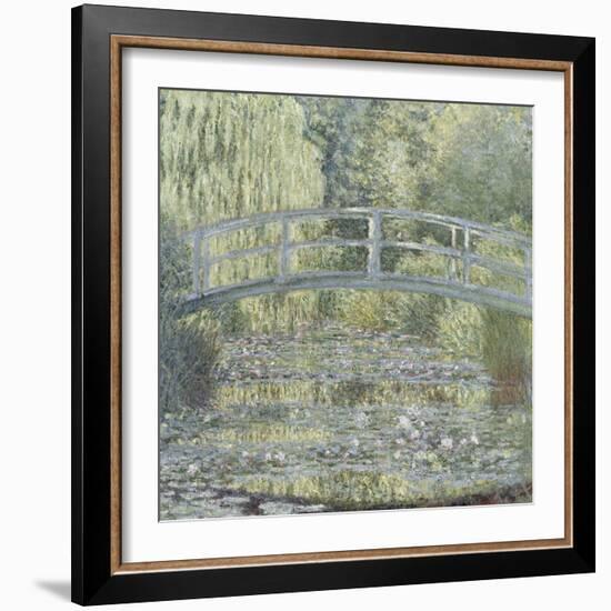 Le Bassin aux nymphéas : harmonie verte-Claude Monet-Framed Giclee Print