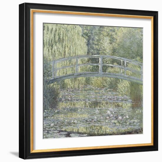 Le Bassin aux nymphéas : harmonie verte-Claude Monet-Framed Giclee Print