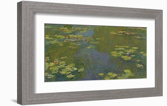 Le Bassin aux Nymphéas-Claude Monet-Framed Premium Giclee Print