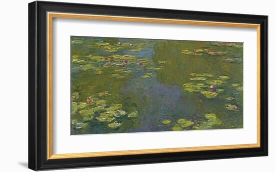 Le Bassin aux Nymphéas-Claude Monet-Framed Premium Giclee Print