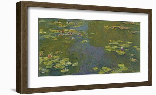 Le Bassin aux Nymphéas-Claude Monet-Framed Premium Giclee Print