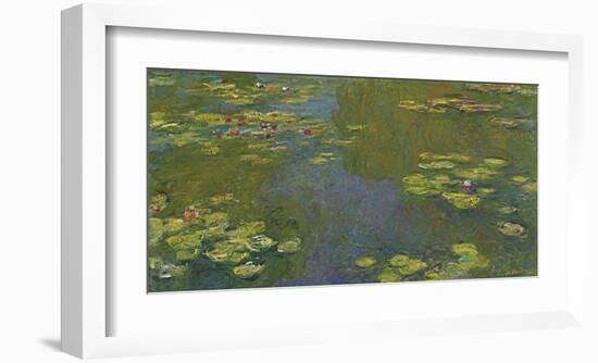 Le Bassin aux Nymphéas-Claude Monet-Framed Premium Giclee Print