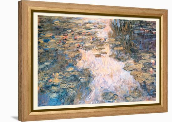 Le Bassin Aux Nympheas-Claude Monet-Framed Stretched Canvas