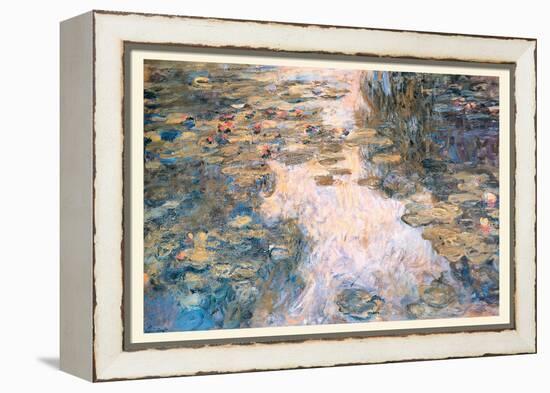 Le Bassin Aux Nympheas-Claude Monet-Framed Stretched Canvas