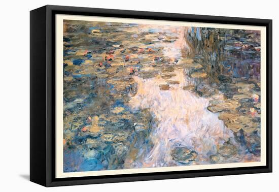 Le Bassin Aux Nympheas-Claude Monet-Framed Stretched Canvas