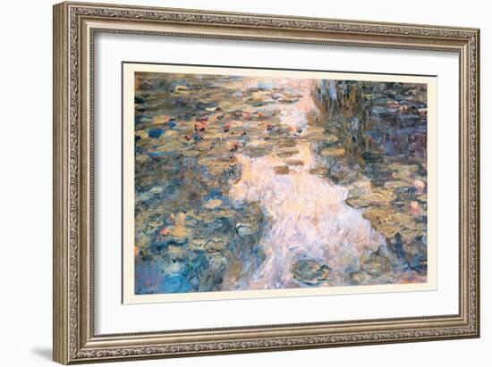 Le Bassin Aux Nympheas-Claude Monet-Framed Art Print