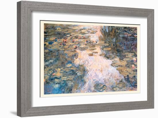 Le Bassin Aux Nympheas-Claude Monet-Framed Art Print