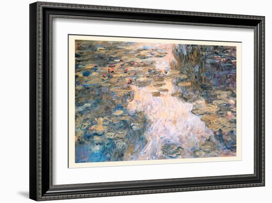 Le Bassin Aux Nympheas-Claude Monet-Framed Art Print