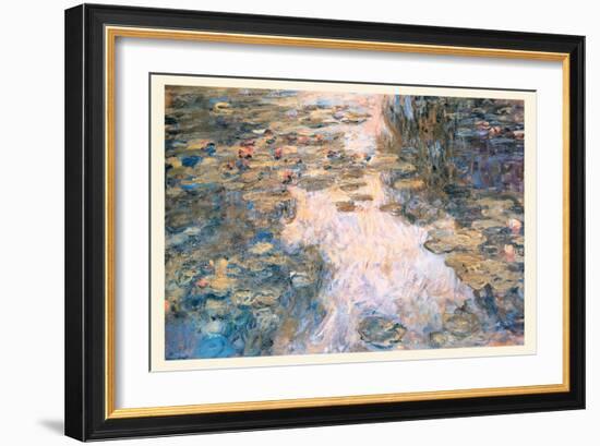 Le Bassin Aux Nympheas-Claude Monet-Framed Art Print