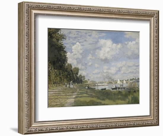 Le Bassin D'Argenteuil, 1872-Claude Monet-Framed Giclee Print