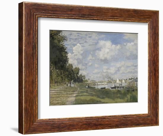 Le Bassin D'Argenteuil, 1872-Claude Monet-Framed Giclee Print