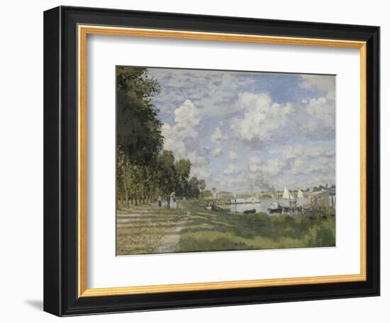 Le Bassin D'Argenteuil, 1872-Claude Monet-Framed Giclee Print