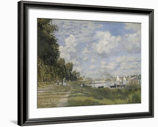 Le Bassin D'Argenteuil, 1872-Claude Monet-Framed Giclee Print