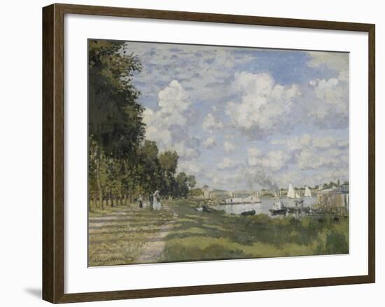 Le Bassin D'Argenteuil, 1872-Claude Monet-Framed Giclee Print