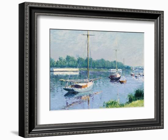 Le bassin d'Argenteuil. 1882-Gustave Caillebotte-Framed Giclee Print