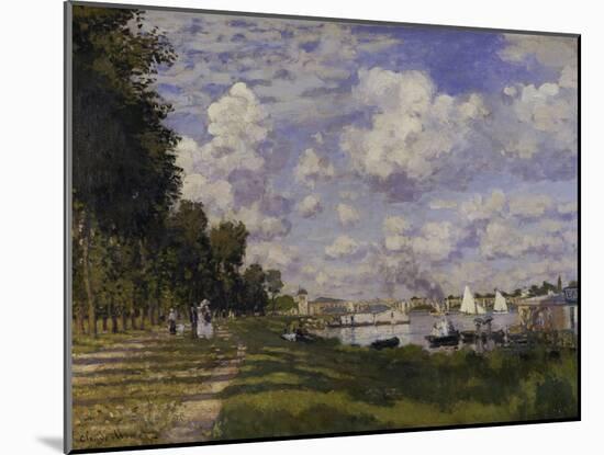 Le Bassin d'Argenteuil, c.1872-Claude Monet-Mounted Giclee Print