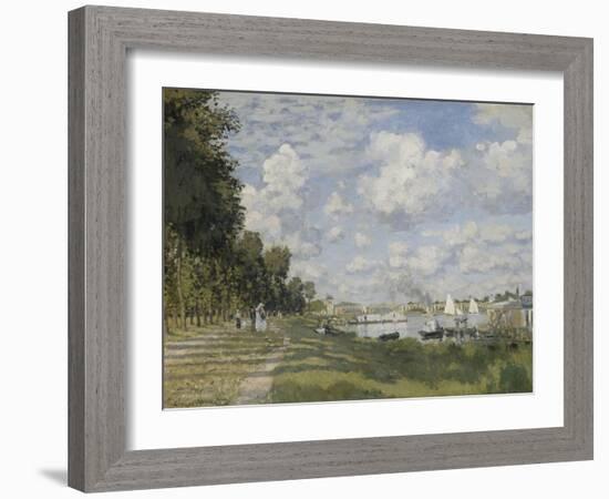 Le bassin d'Argenteuil-Claude Monet-Framed Giclee Print