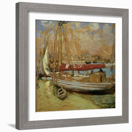 Le Bateau de Pêche (The Fishing Boat), 1908-Edouard Vuillard-Framed Giclee Print