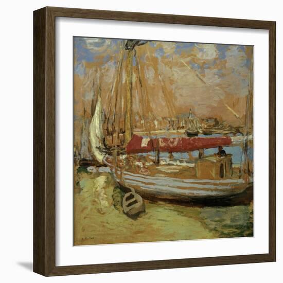 Le Bateau de Pêche (The Fishing Boat), 1908-Edouard Vuillard-Framed Giclee Print