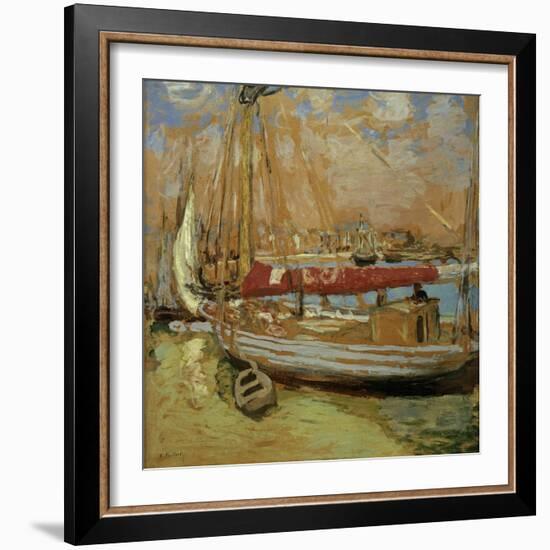 Le Bateau de Pêche (The Fishing Boat), 1908-Edouard Vuillard-Framed Giclee Print