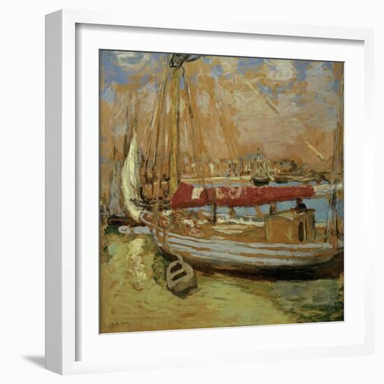 Le Bateau de Pêche (The Fishing Boat), 1908-Edouard Vuillard-Framed Giclee Print