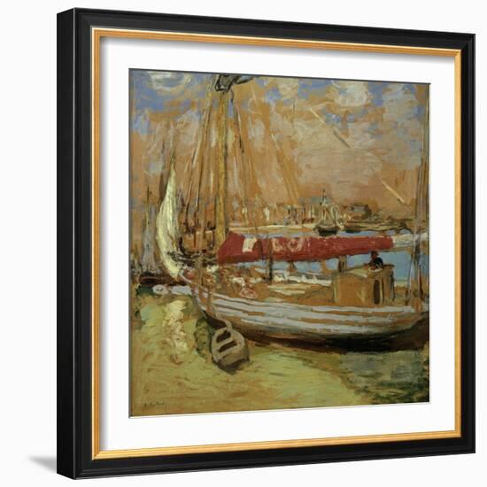 Le Bateau de Pêche (The Fishing Boat), 1908-Edouard Vuillard-Framed Giclee Print