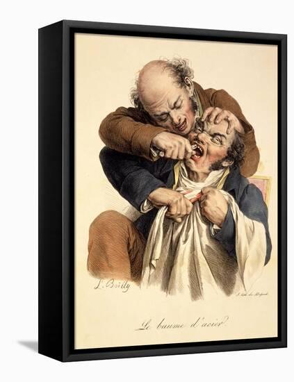 Le Baume L'Acier - Having a Tooth Pulled, Pub. in Paris, 1826-Louis Leopold Boilly-Framed Premier Image Canvas