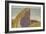 Le Bec Du Hoc, Grandcamp (Stud), 1885-Georges Seurat-Framed Giclee Print