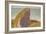 Le Bec Du Hoc, Grandcamp (Study)-Georges Seurat-Framed Giclee Print