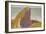 Le Bec Du Hoc, Grandcamp (Study)-Georges Seurat-Framed Giclee Print