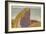 Le Bec Du Hoc, Grandcamp (Study)-Georges Seurat-Framed Giclee Print