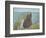 Le Bec Du Hoc, Grandcamp-Georges Seurat-Framed Giclee Print