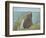 Le Bec Du Hoc, Grandcamp-Georges Seurat-Framed Giclee Print