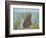 Le Bec Du Hoc, Grandcamp-Georges Seurat-Framed Giclee Print