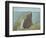 Le Bec Du Hoc, Grandcamp-Georges Seurat-Framed Giclee Print