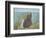 Le Bec Du Hoc, Grandcamp-Georges Seurat-Framed Giclee Print