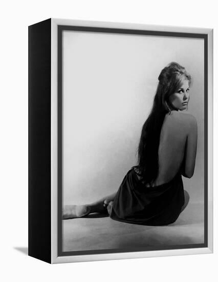 Le bel Antonio (Il bell' Antonio) by Mauro Bolognini with Claudia CARDINALE, 1960 (b/w photo)-null-Framed Stretched Canvas