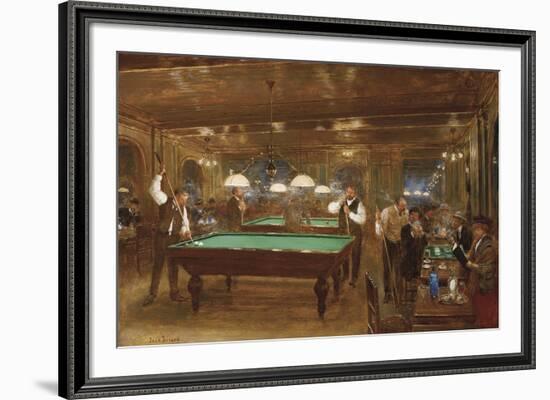 Le Billard-Jean-Georges Beraud-Framed Giclee Print