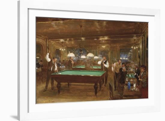 Le Billard-Jean-Georges Beraud-Framed Giclee Print